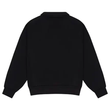 DT X Virginia Half Zip Sweatshirt Black'