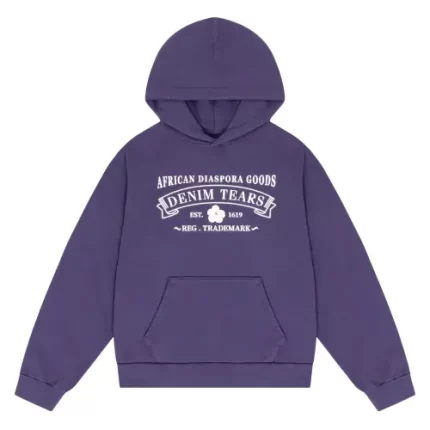 Denim Tears ADG Purple Hoodie