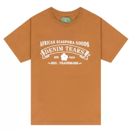 Denim Tears ADG T-Shirt Washed Brown