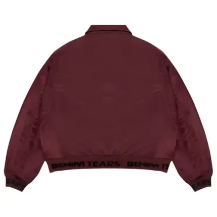 Denim Tears Trans Atlantic Flight Maroon Jacket