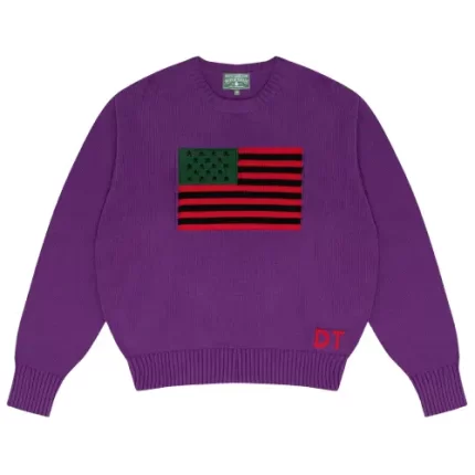 Denim Tears Tyson Beckford Sweater PURPLE