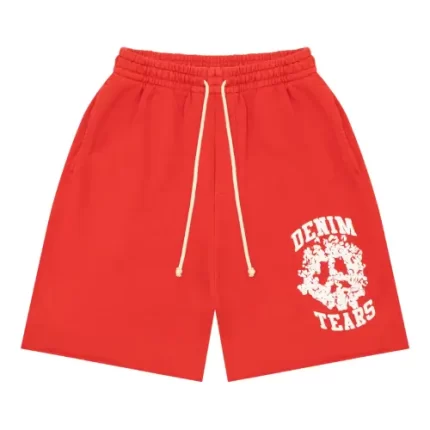 Denim Tears University Shorts Red