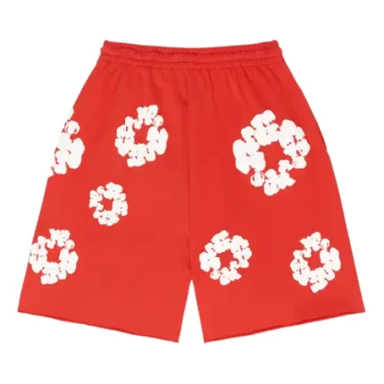 The Cotton Wreath Shorts Red.