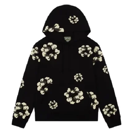 Cactus Tears Wreath Hoodie Black